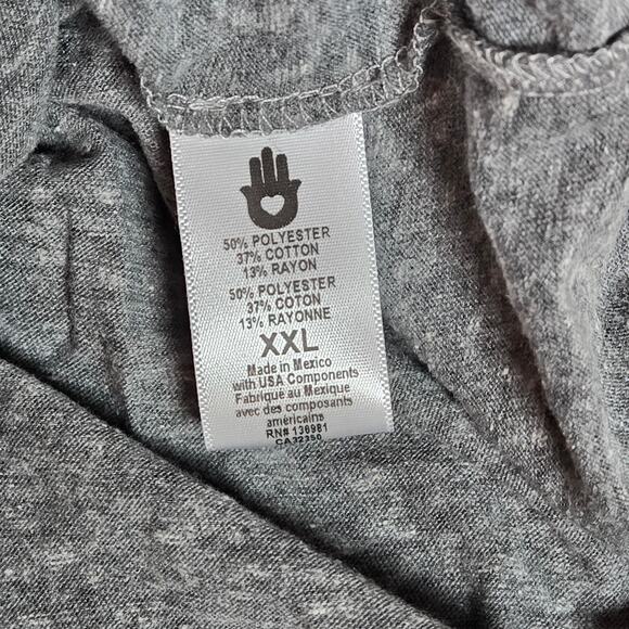 Spiritual Gangster Monogram Short Sleeve Crewneck T-Shirt Heather Gray XXL NWT - Picture 6 of 10